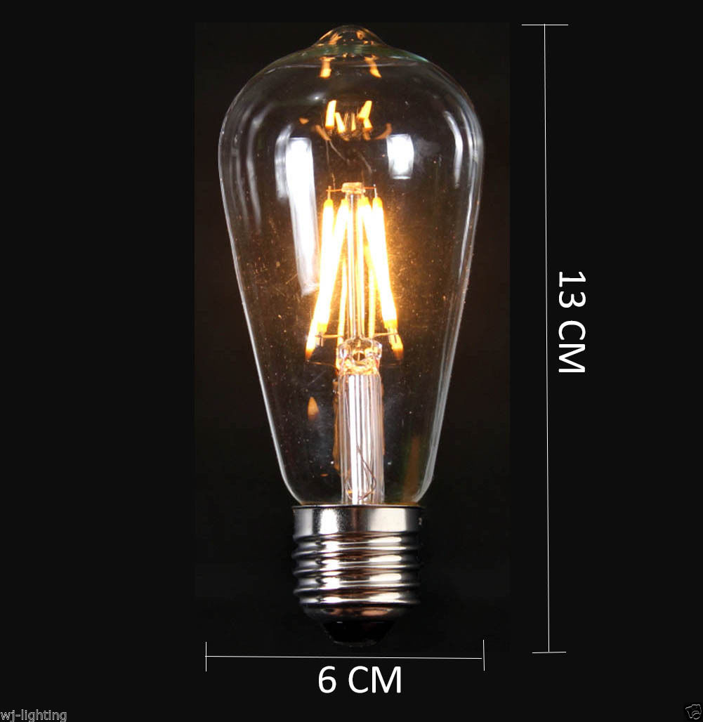 New Wheel Metal Shade LED Ceiling Vintage Retro Chandelier Fitting Pendant Light - Image 11