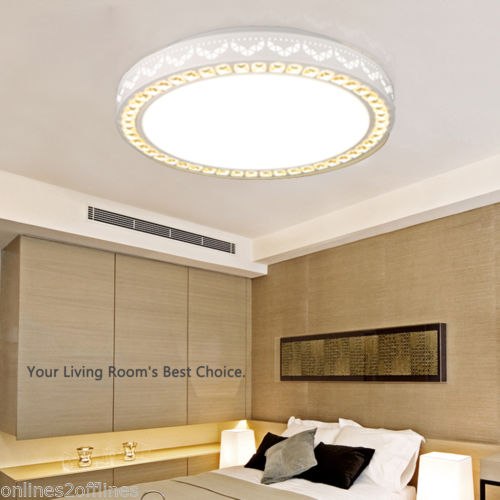 96 Leds Modern Dimmable Ceiling Light, Living Room Ceiling Lights Uk