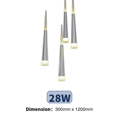 Modern 28W NaturalWhite Lamp LED Chandelier Simple style Ceiling Light CD091 - Image 2