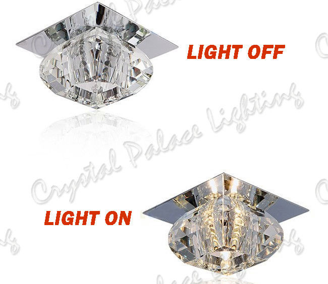 Crystal LED Ceiling Light 3W 5W Warm/Cool White Spotlight Downlight Chandelier - Image 3