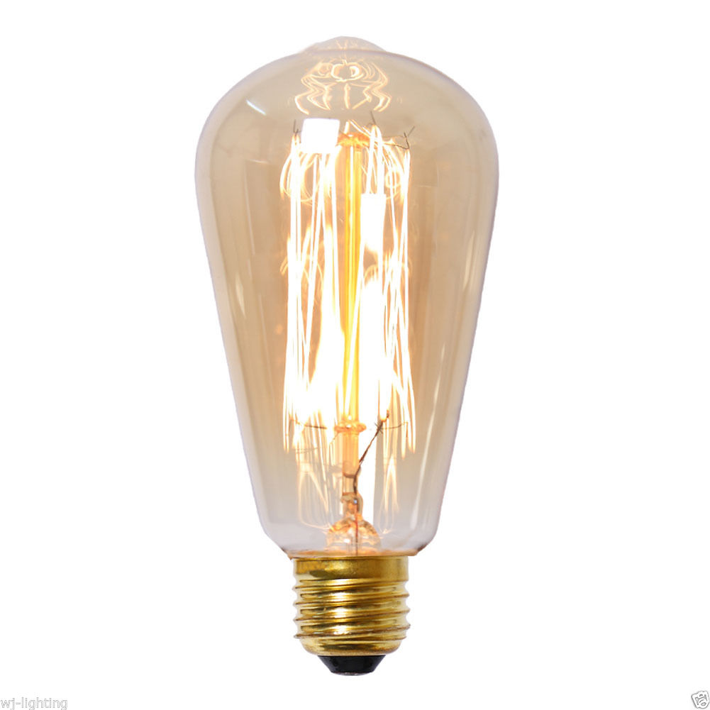 New Wheel Metal Shade LED Ceiling Vintage Retro Chandelier Fitting Pendant Light - Image 8