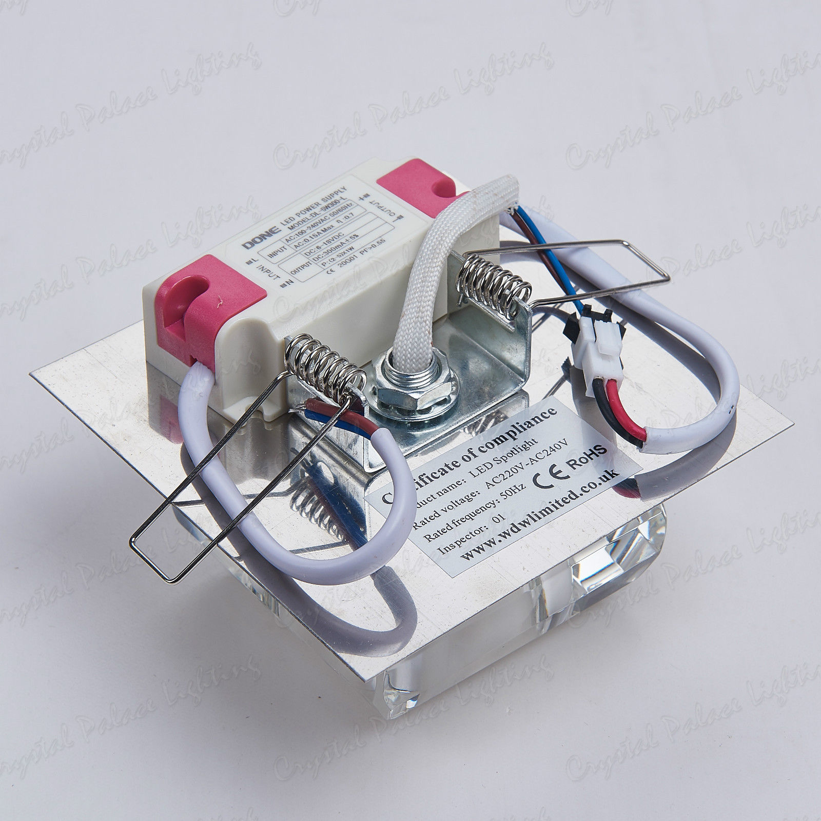 Crystal LED Ceiling Light 3W 5W Warm/Cool White Spotlight Downlight Chandelier - Image 5