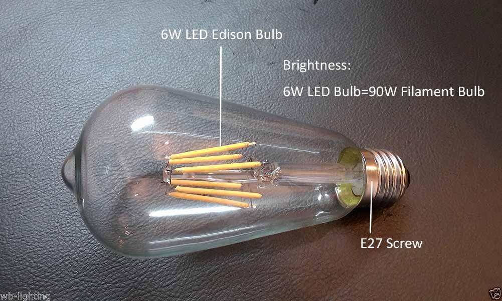 Modern Clear Vintage Glass Ceiling Lamp Shade Pendant Light Chandeliers Fitting - Image 10