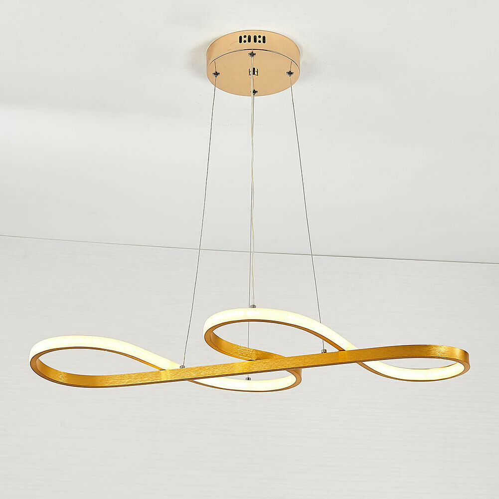 Gold Note Ceiling Light Lamp LED Chandelier Lights Living Dining Room