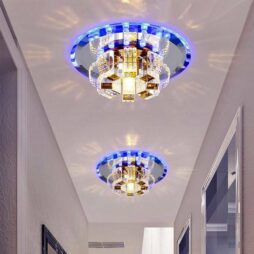 Ceiling Light LED Chandelier Crystal Fixture Lamp Pendant Living Room
