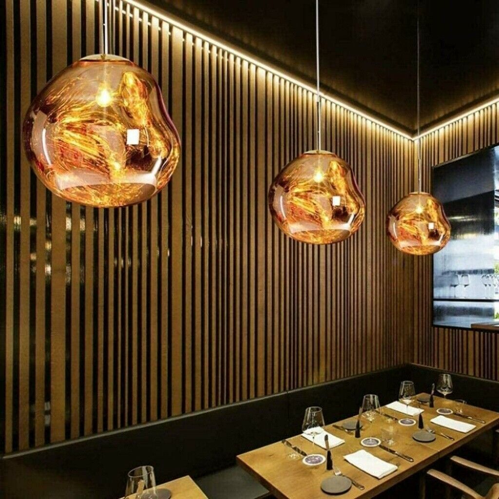 Glass Ball PVC Lava Chandelier Melt Light Pendant Lamp Ceiling Lighting Lamp