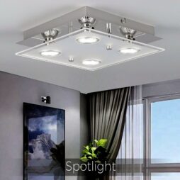Led Ceiling Light Fitting 4 Way Spot Lights Kitchen Lamp Chandelier Light Gu10 