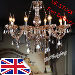 European Style luxury Cognac Colour 6 8 10 LED Candle chandelier and Candle bulb