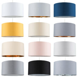 Large Easy Fit Pendant Light Shade 45cm Fabric Lampshade Floor Lamp / Ceiling