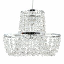 Chandelier Style Easy Fit Ceiling Light Shade Modern Acrylic Crystal Pendant