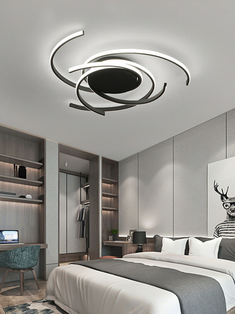 Home LED Whirlwind Ceiling Light Chandelier Lights Living Dining Room uk
