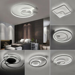 Cool White Chandelier Modern Lamp LED 4/6/8 Light Ceiling Lights Living Bedroom