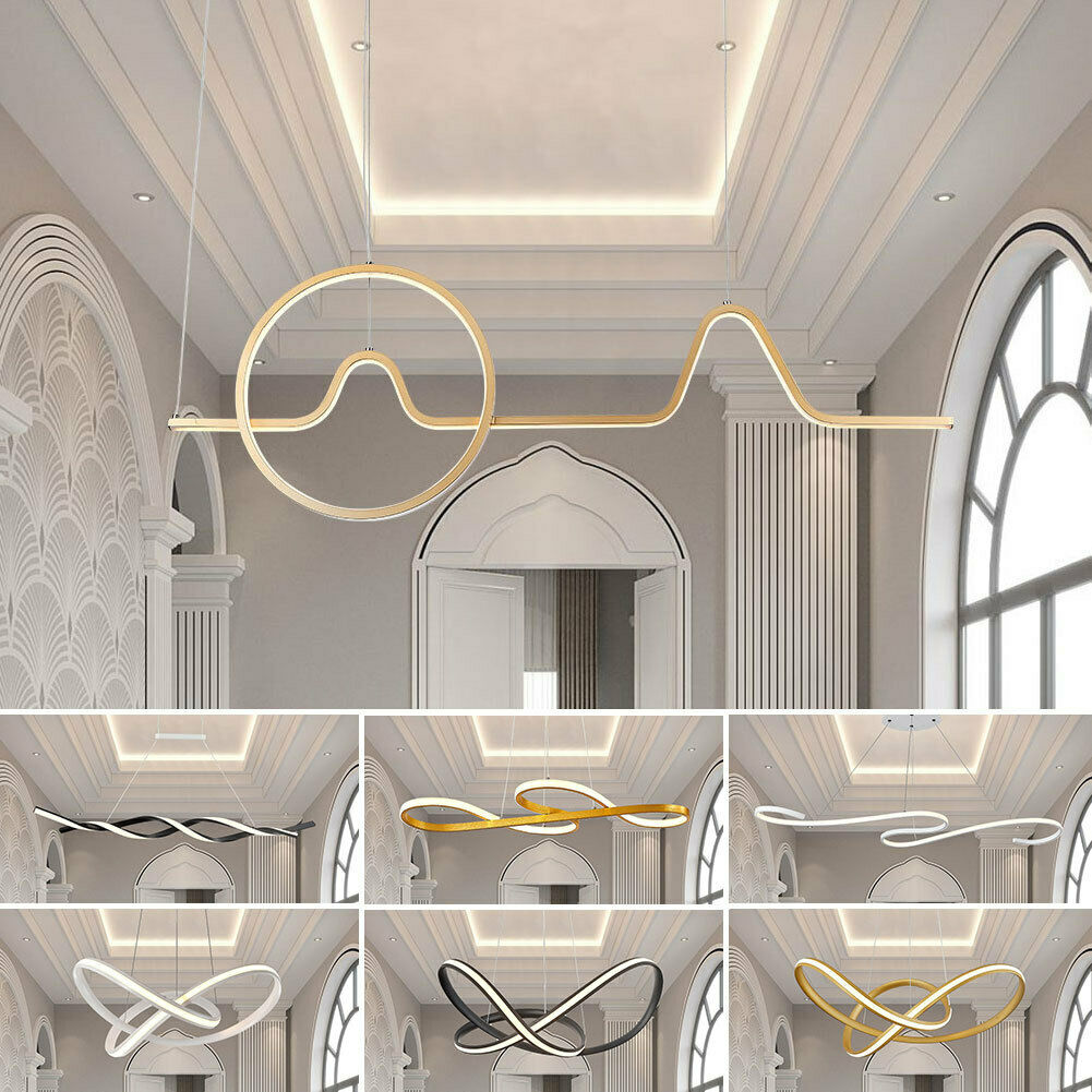 Pendant LED Living Dining Room Ceiling Chandelier Modern Hanging Kitchen Lights