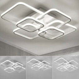 Modern Square LED Light Ceiling Light Lamp Chandelier Lights Living Room Bedroom