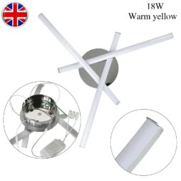 Simplicity 18W 3 Arm LED Ceiling Light Chandelier Pendant Lamp Modern Home Decor