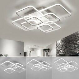 6/8 Way Square Light LED Ceiling Lights Chandelier Living Room Bedroom Lamp Alum