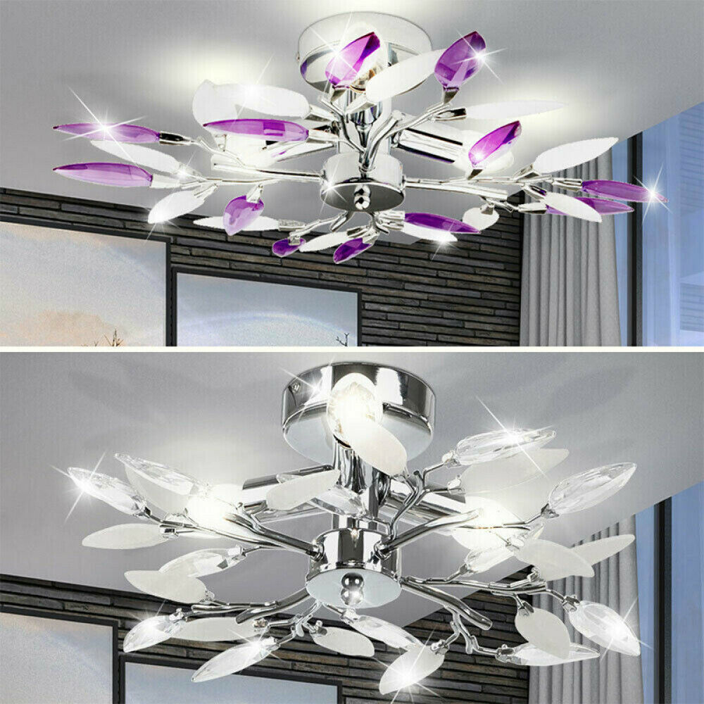 LED Crystal Ceiling Light Chandelier Lamp Modern Kitchen Bed Living Room Lights*