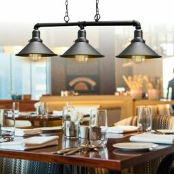 Industrial Retro Pendant Light Shade Suspended Ceiling Lights Metal Lamp UK 