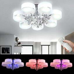 5 LED Crystal Ceiling Light Chandelier Lamp Kitchen Bed Modern Living room Light
