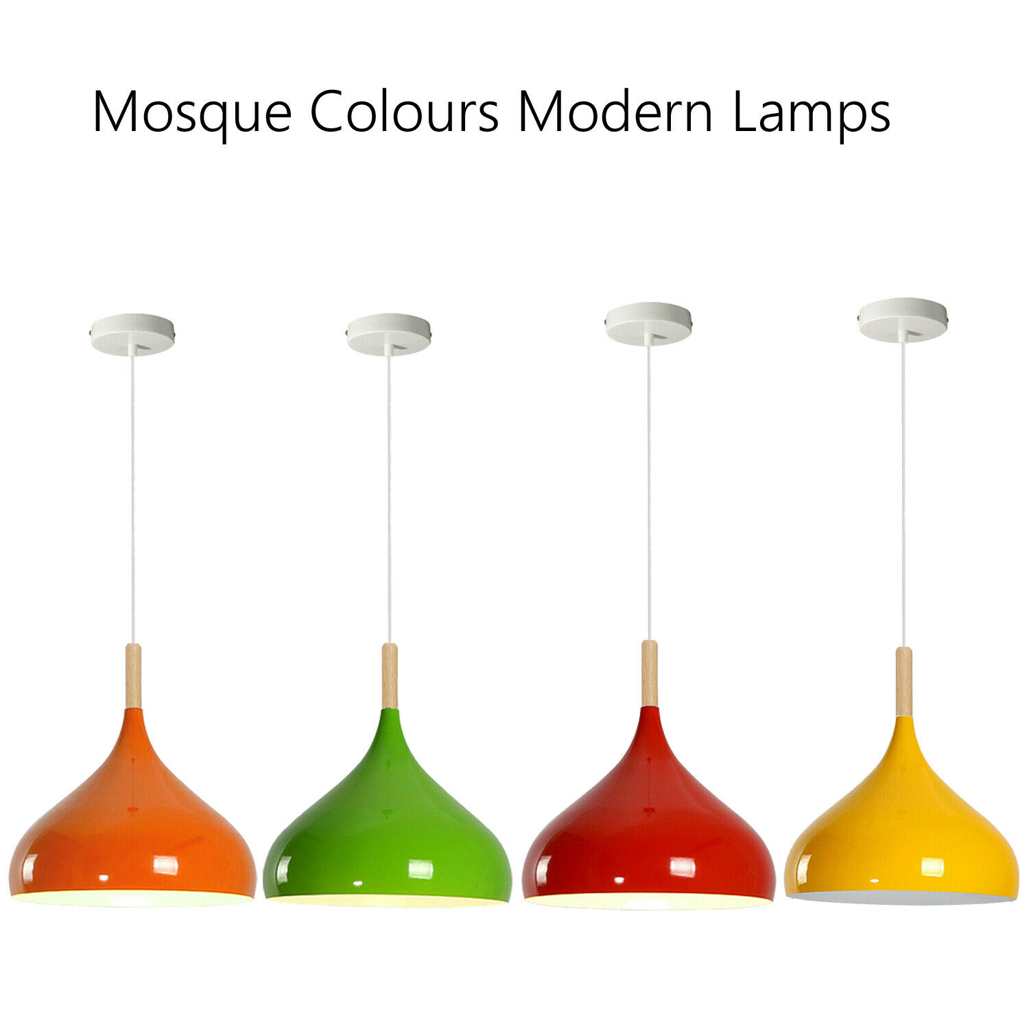 Modern Pendant Light Bar Wood Chandelier Lighting Kitchen Island Ceiling Lights