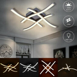 LED 3 4 Light Ceiling Lights Chandelier Lamp Modern Living Room Bedroom Kitchen