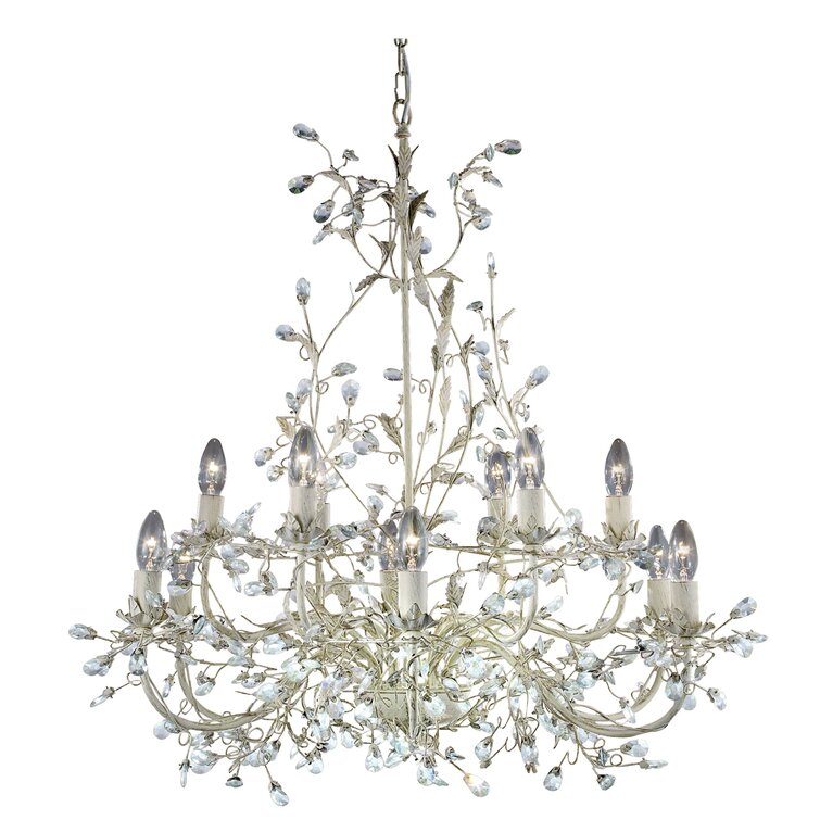 12-Light Candle-Style Chandelier
