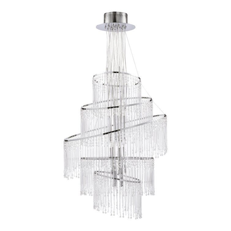 24-Light Crystal Chandelier