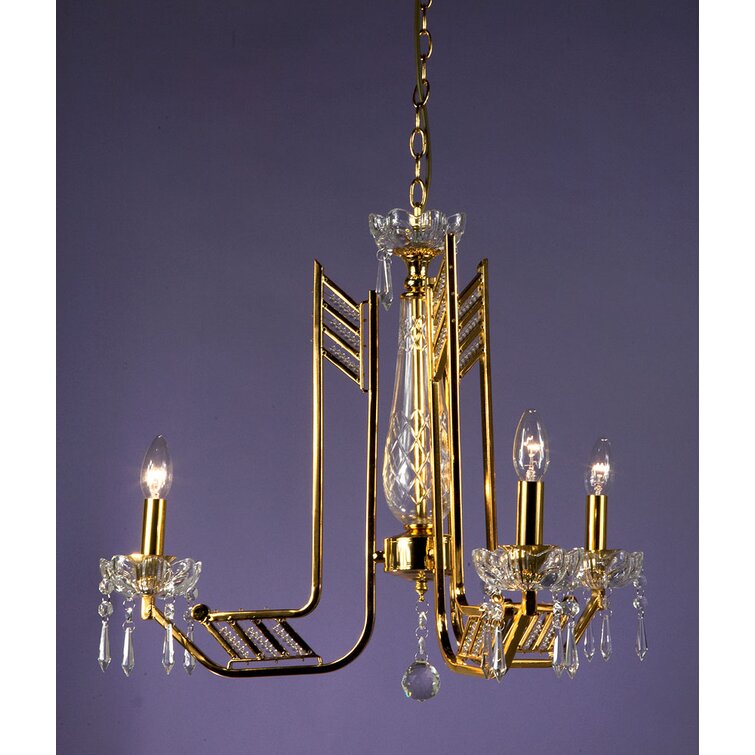 3-Light Candle-Style Chandelier