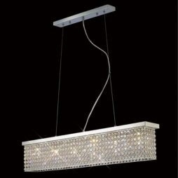 6-Light Crystal Chandelier