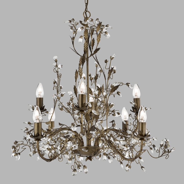 8-Light Candle Style Chandelier