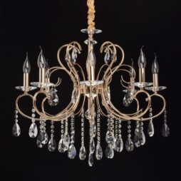 8-Light Candle-Style Chandelier