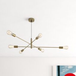 Aileen 6-Light Sputnik Chandelier