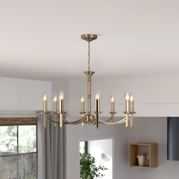 Amplas 8-Light Candle Style Chandelier