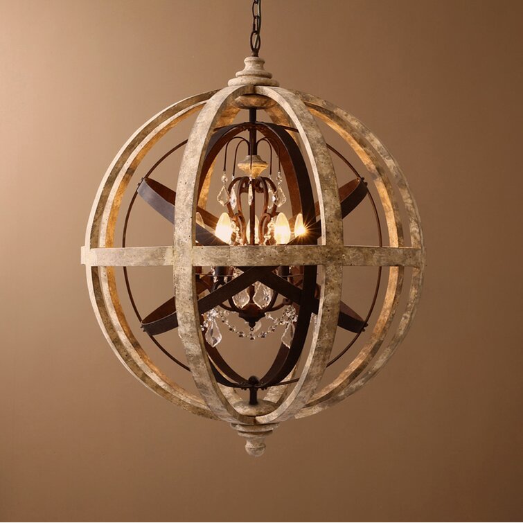 Brooklet 5-Light Globe Chandelier
