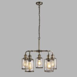 Carpinteria 5-Light Shaded Chandelier