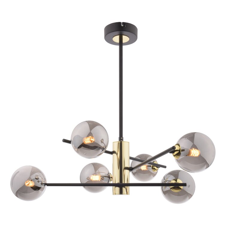 Clyde 6-Light Sputnik Chandelier