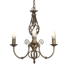 Curley 3-Light Candle Style Chandelier