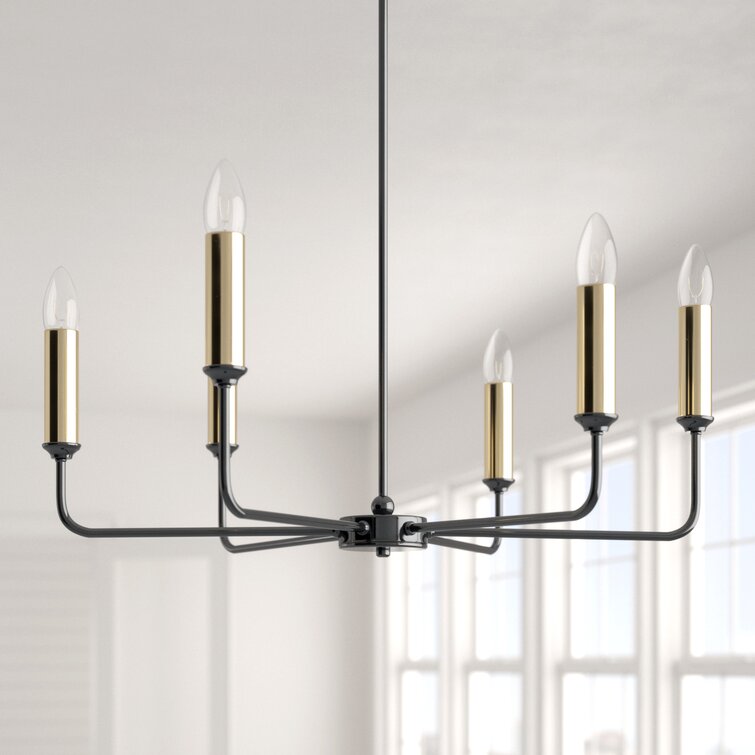 Daryl 6-Light Candle Style Chandelier
