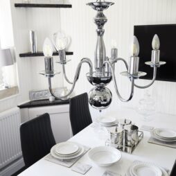 Eshelman 5 - Light Candle Style Chandelier