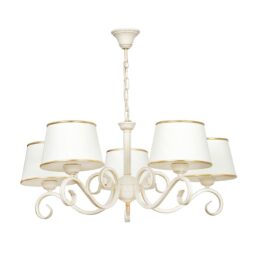 Heckson 5-Light Shaded Chandelier