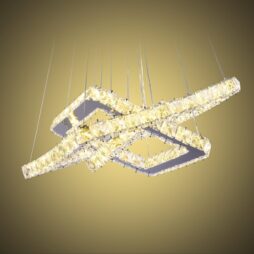 Hinojos 3-Light Crystal LED Chandelier