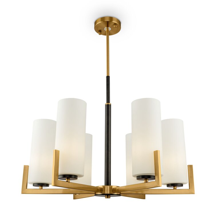 Horne 6-Light Shaded Chandelier