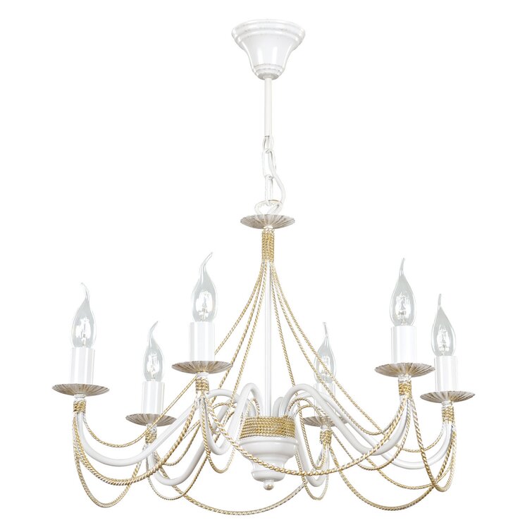 Josephina 6-Light Candle Style Chandelier