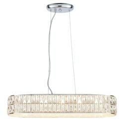 Kelvin 5-Light LED Crystal Chandelier