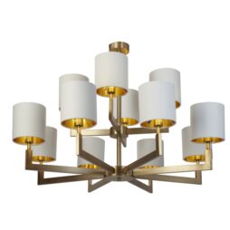 Liana 12-Light Shaded Chandelier