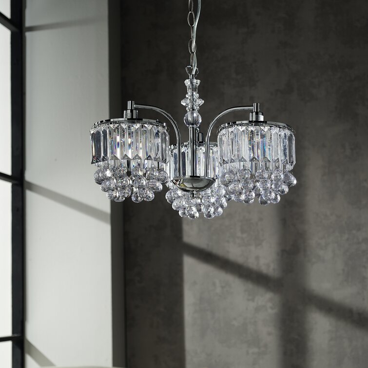 Mason 3-Light Crystal Chandelier