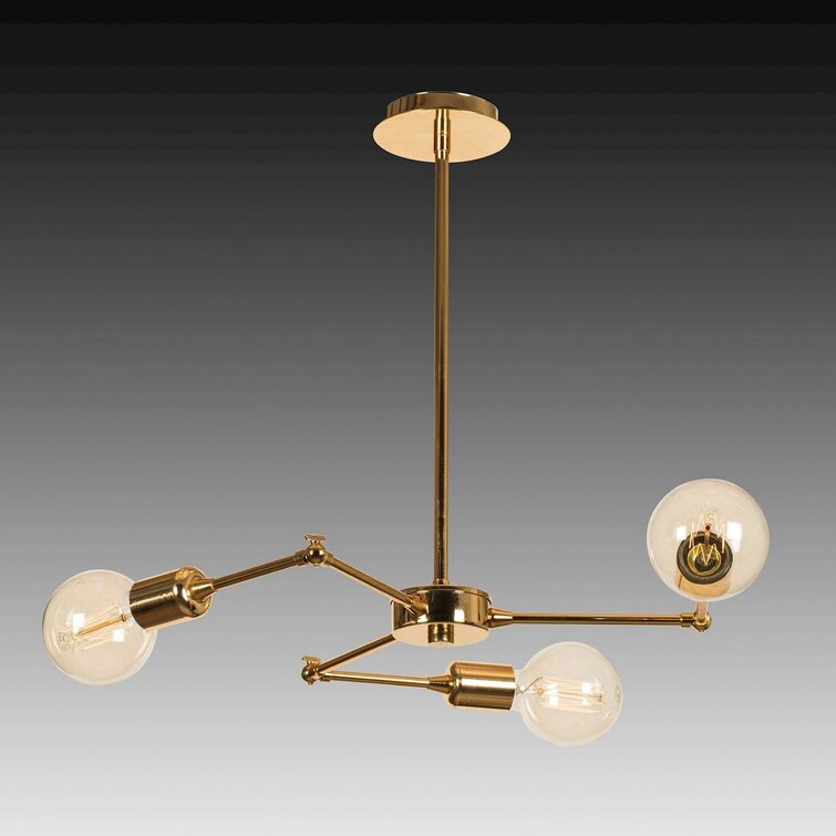 Mcleod 3-Light Sputnik Chandelier