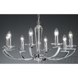 Much Wenlock 8-Light Candle-Style Chandelier