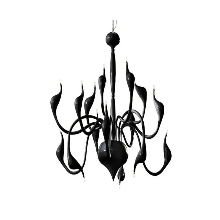 Snake 15-Light Unique Chandelier