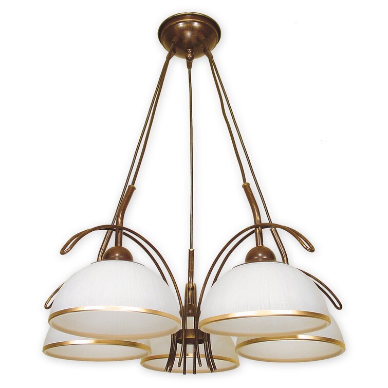Tiya 5-Light Shaded Chandelier
